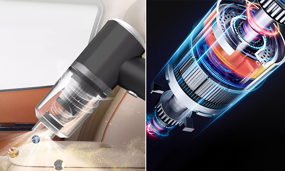 Effortlessly Tackle Any Mess with Keilini's Wireless Handheld Car